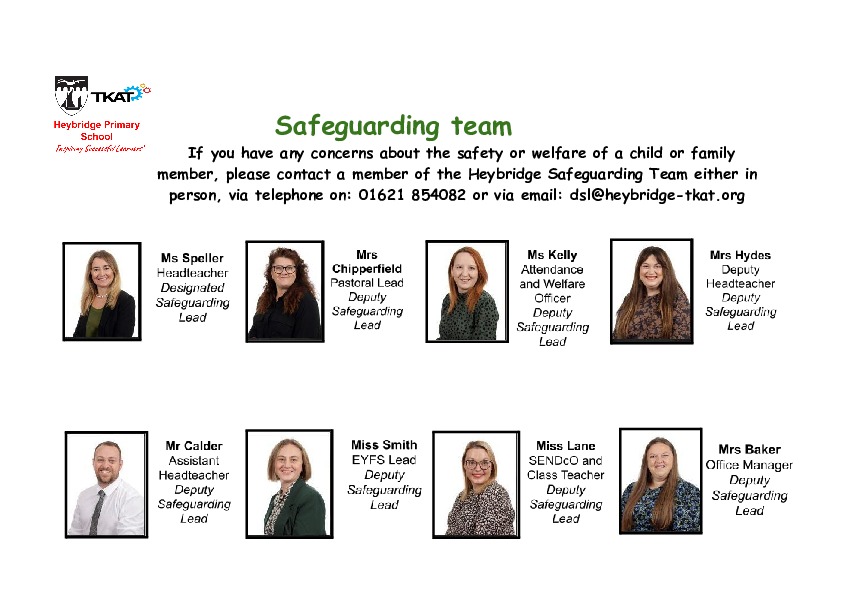 Designated safeguarding leads poster